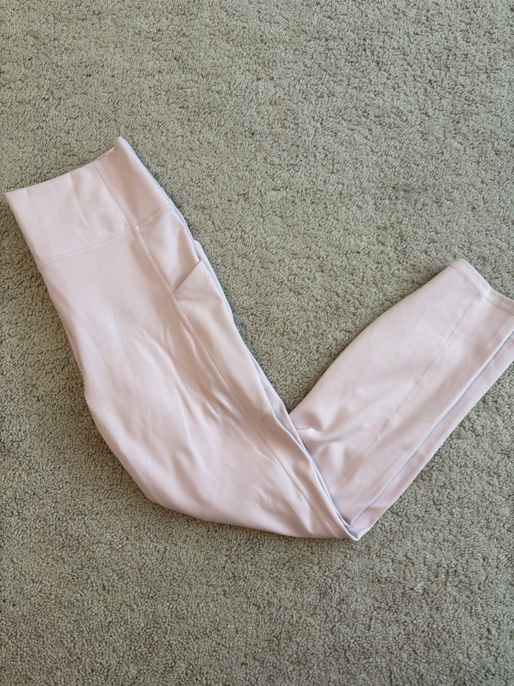 Fabletics PureLuxe Light Pink High-Rise Performance Leggings, NWOT, Women’s S